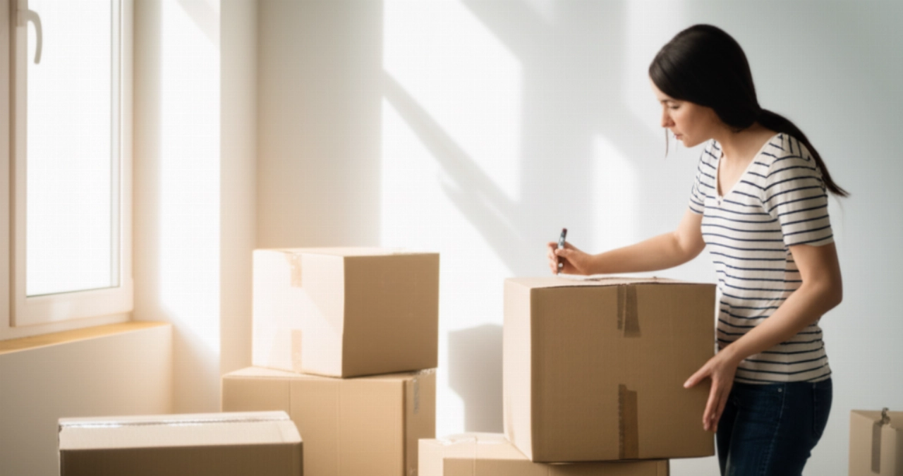 Wie lange vor dem Umzug Kisten packen