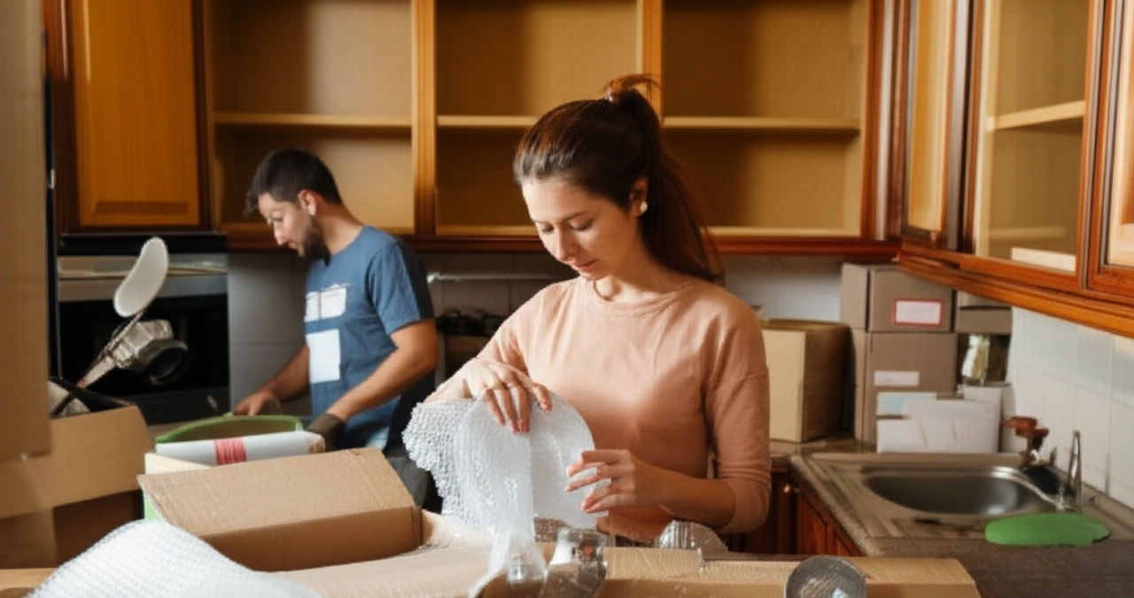 Wie lange im Voraus Umzugskartons packen